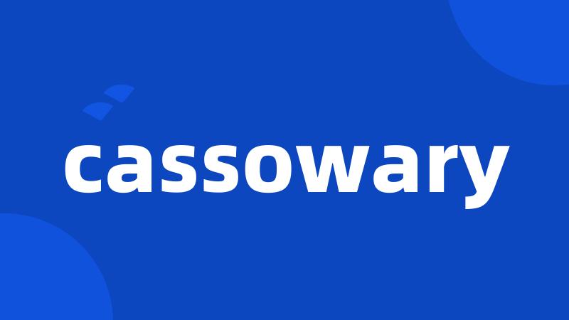 cassowary