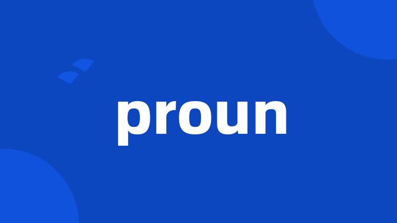 proun