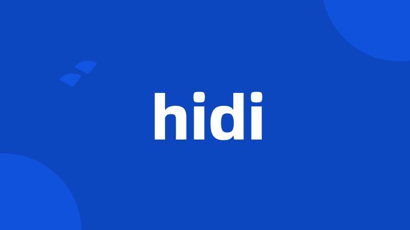 hidi