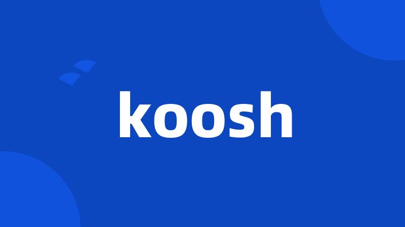 koosh