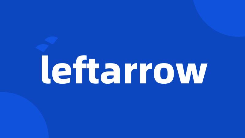 leftarrow