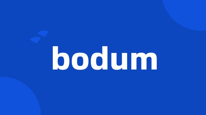 bodum