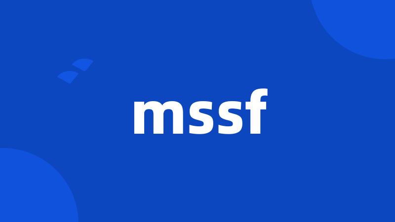 mssf