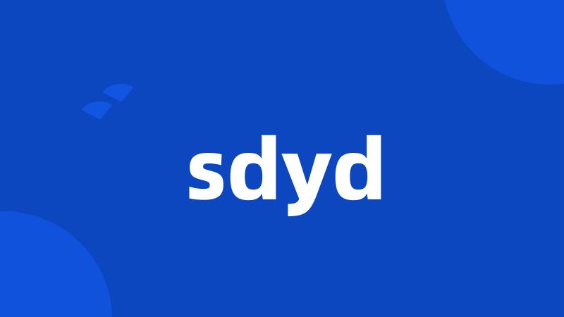 sdyd