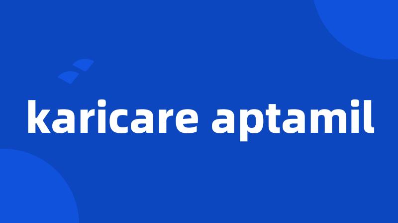 karicare aptamil