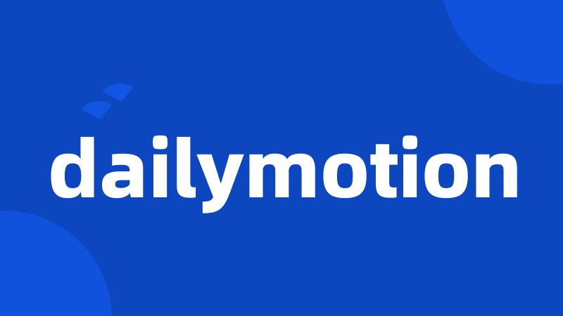 dailymotion