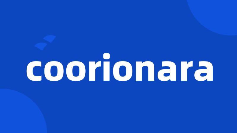 coorionara