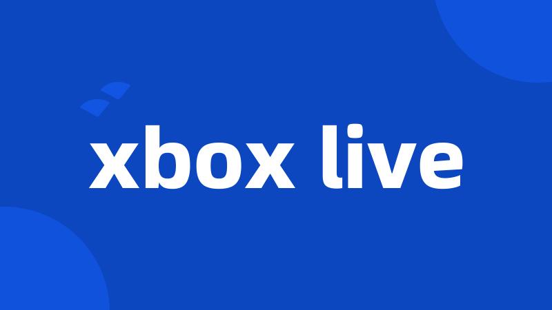 xbox live