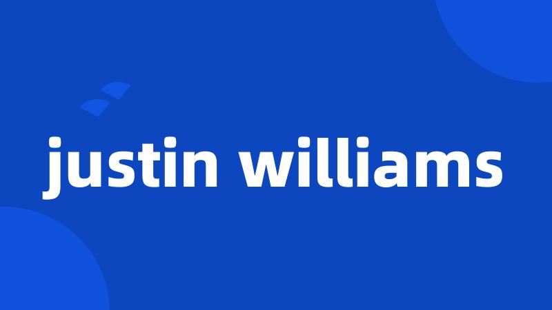 justin williams