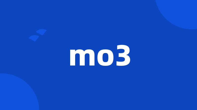 mo3