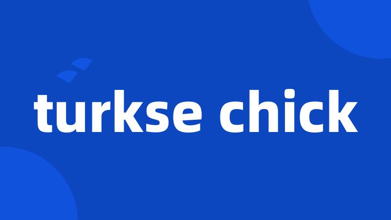 turkse chick