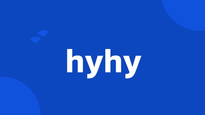 hyhy