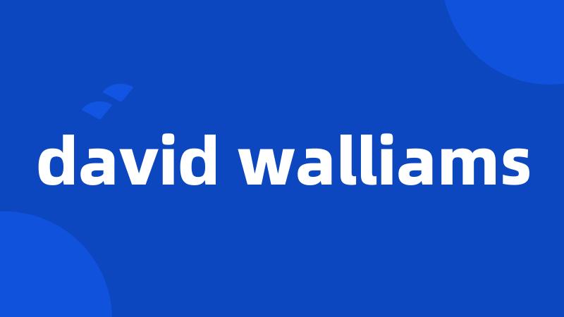 david walliams