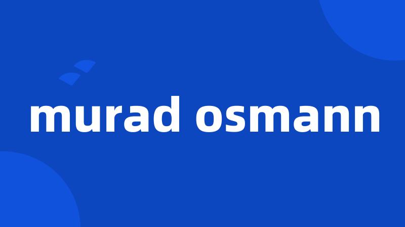 murad osmann