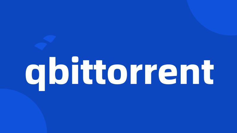 qbittorrent