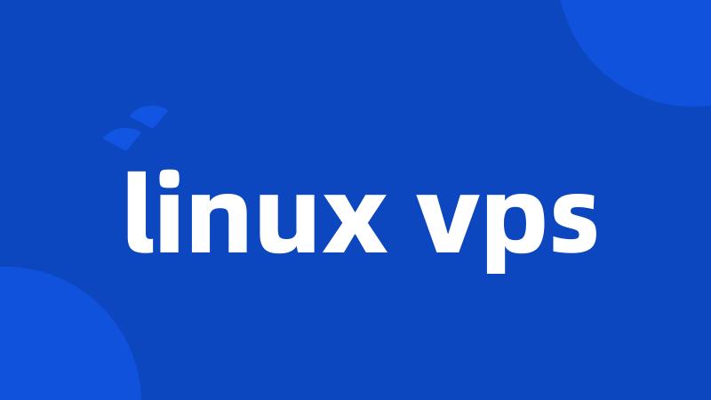 linux vps