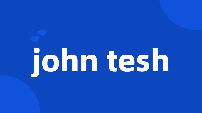 john tesh