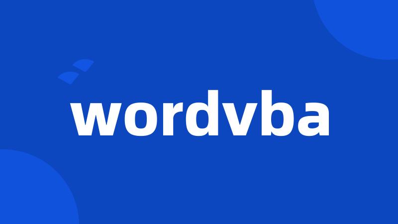 wordvba