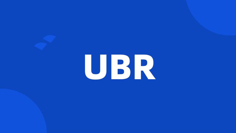 UBR