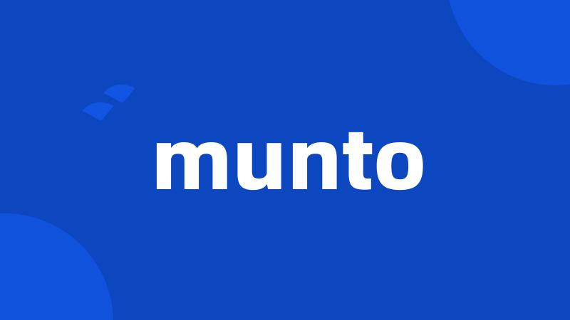 munto