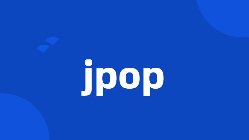 jpop