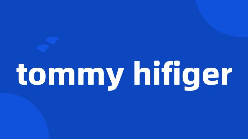 tommy hifiger