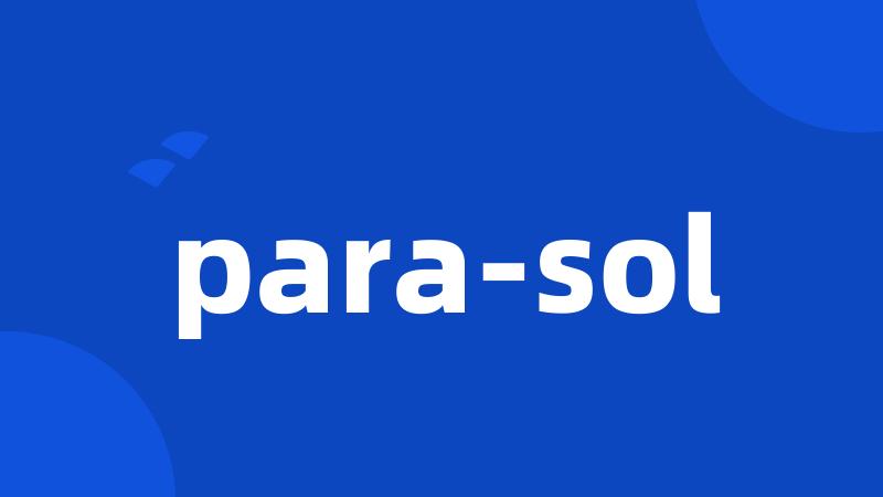 para-sol