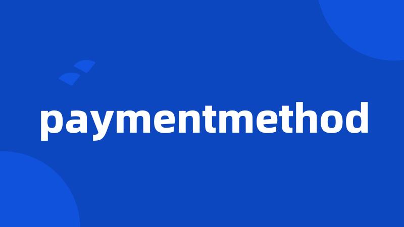 paymentmethod