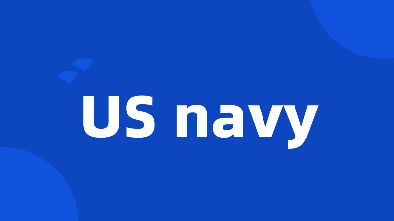 US navy