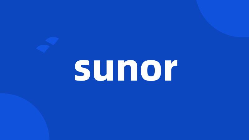 sunor