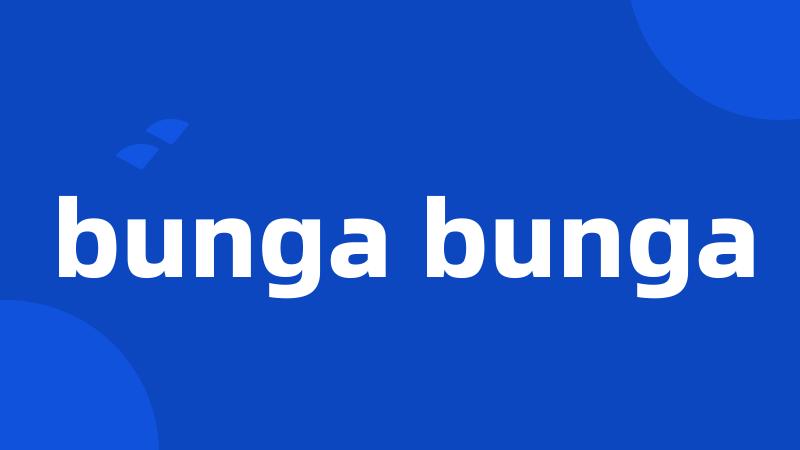 bunga bunga