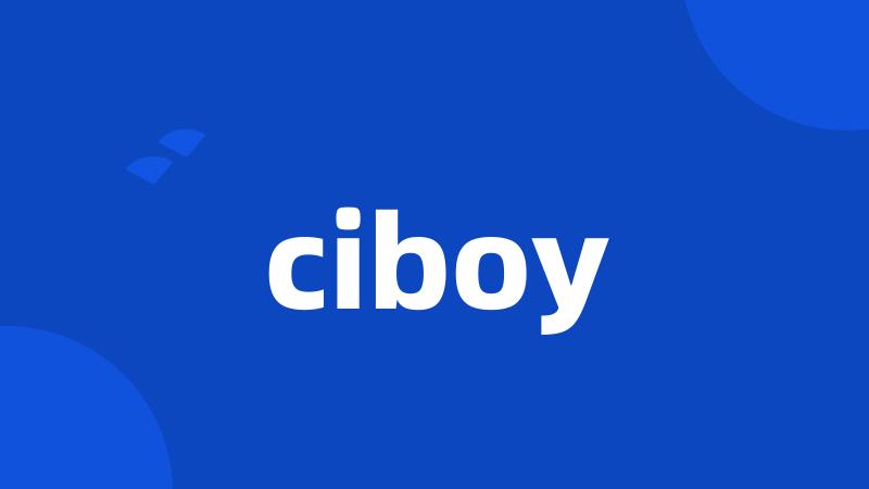 ciboy