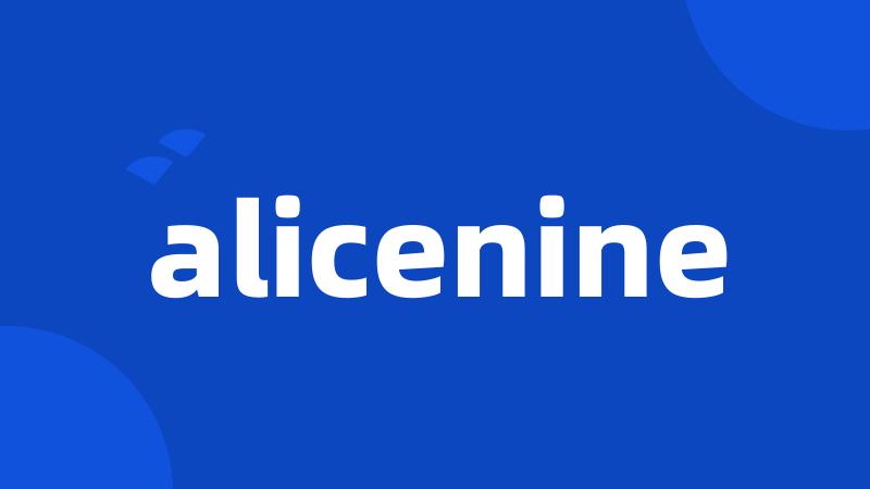 alicenine