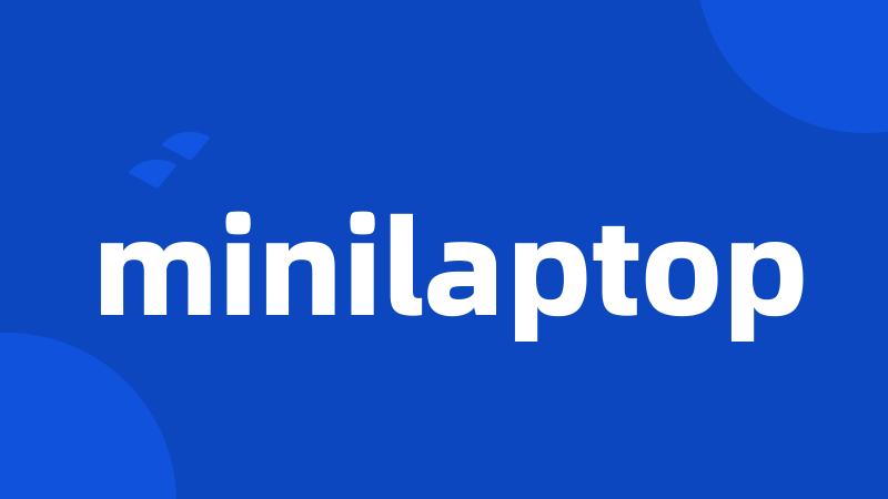 minilaptop