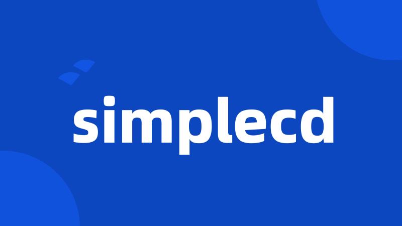 simplecd