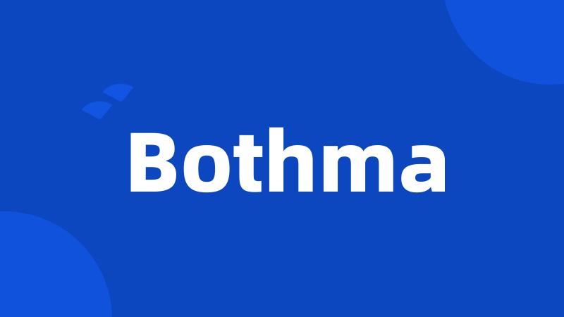 Bothma