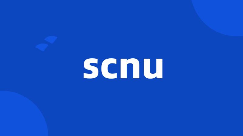 scnu