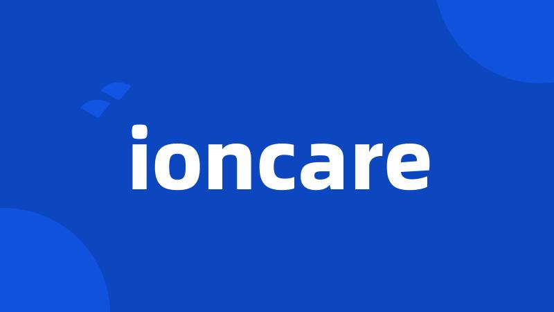 ioncare