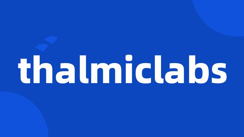 thalmiclabs