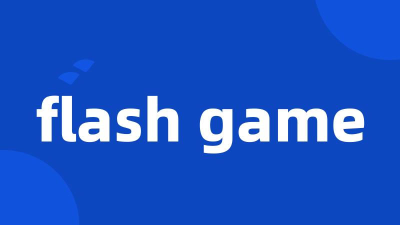 flash game