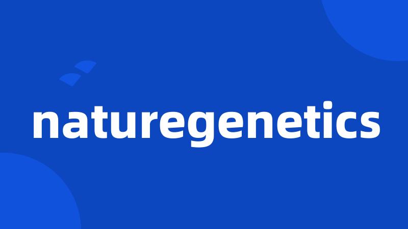 naturegenetics