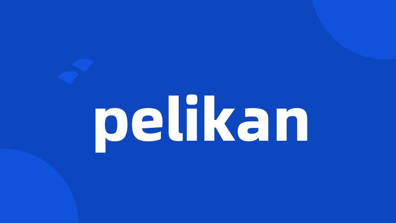 pelikan