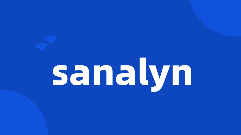 sanalyn