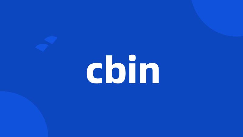 cbin