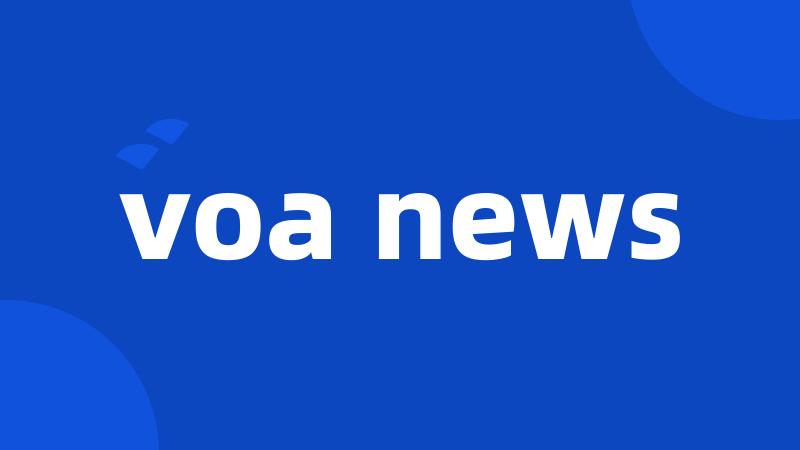 voa news