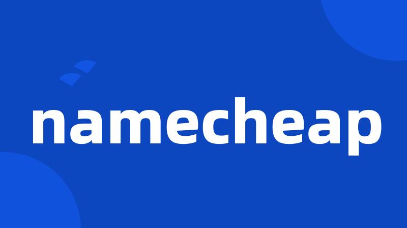 namecheap