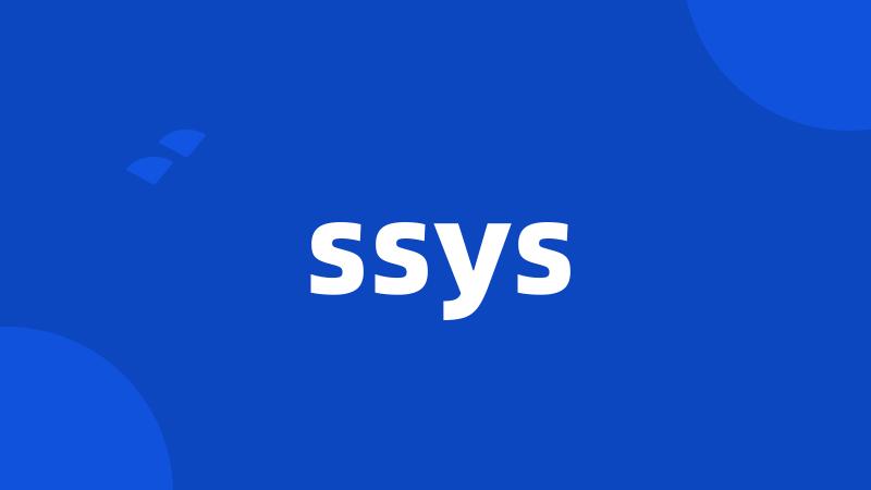 ssys