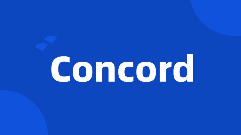 Concord