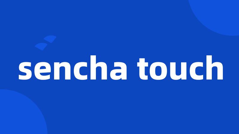 sencha touch