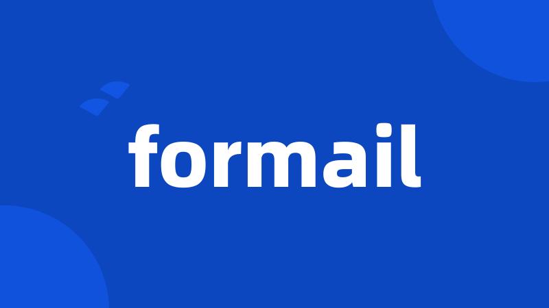 formail